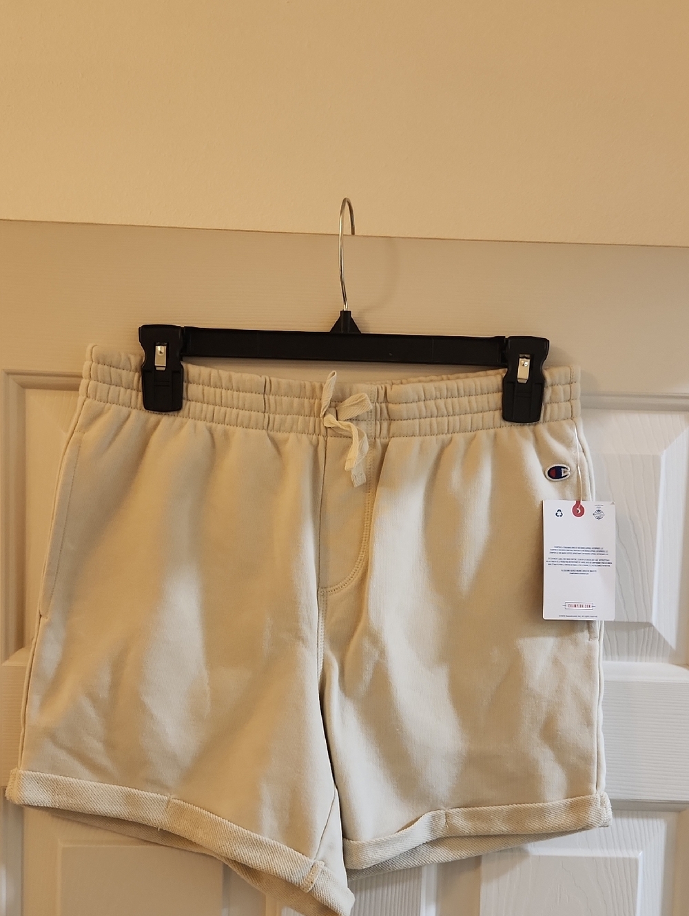Champion Youth Cream Drawstring  Shorts